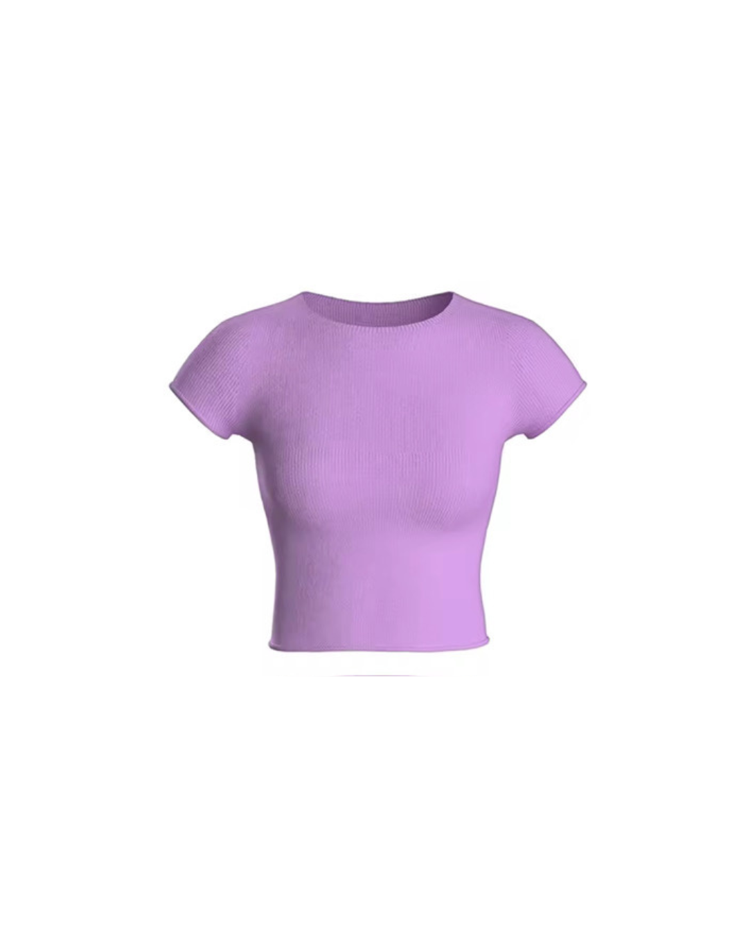 NW RIBBED SHORT SLEEVE