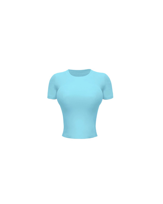 NW RIBBED SHORT SLEEVE